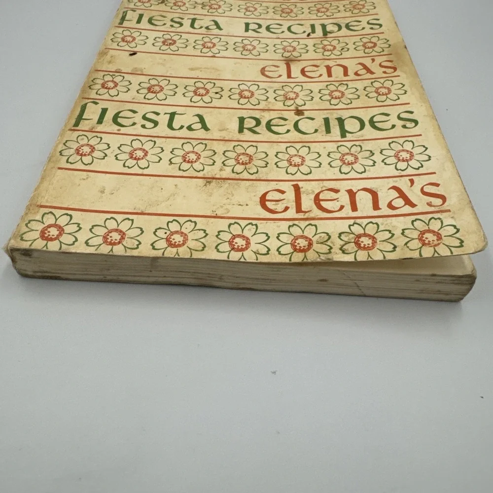 ELENA'S FIESTA RECIPES Elena Zelayeta‎ 1961 Paperback Mexican Cookbook Loved